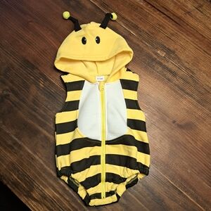 Yellow and Black Striped Baby Bee Costume